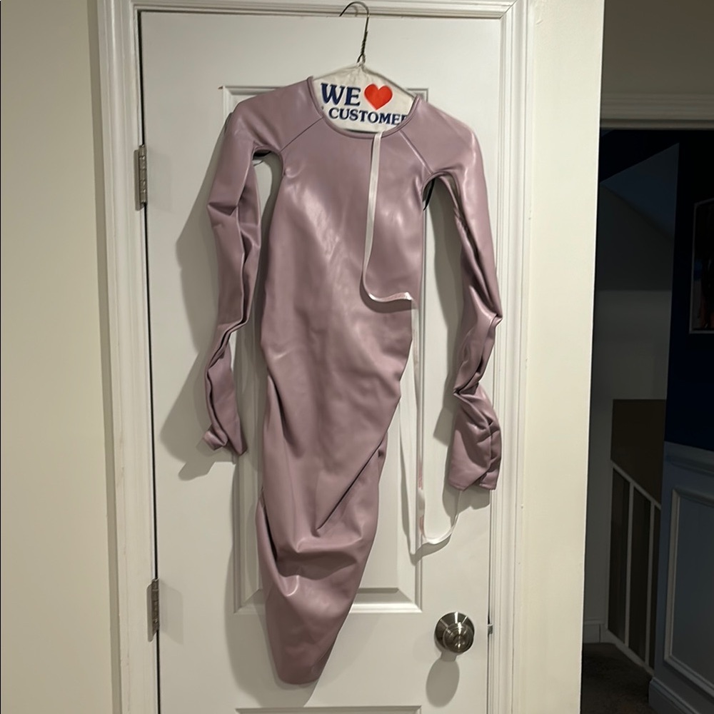 Lavender Long-Sleeve Dress